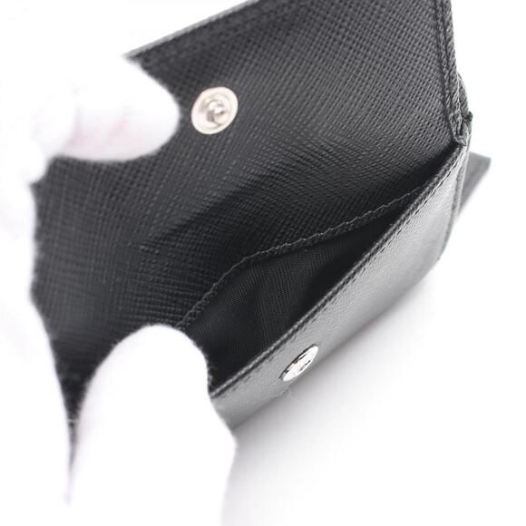 PRADA Black Leather Saffiano Wallet - Picture 6 of 6